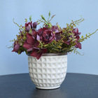 Arranjo De Rosas Marsala No Vaso Escandinavo Branco | Formosi